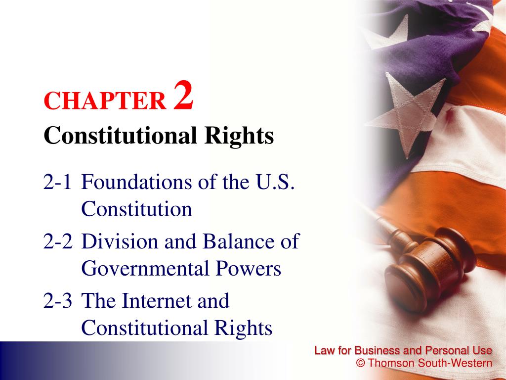 PPT - CHAPTER 2 Constitutional Rights PowerPoint Presentation, free ...