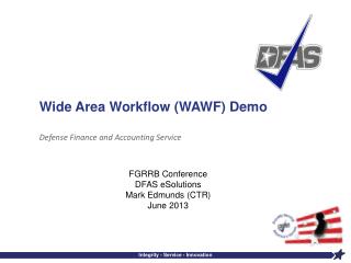 Wide Area Workflow (WAWF) Demo