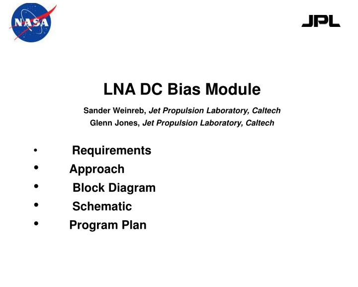 lna dc bias module