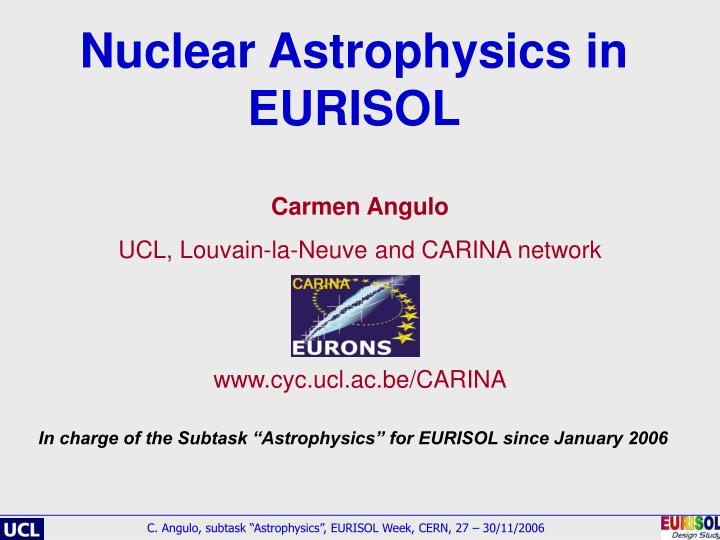 nuclear astrophysics in eurisol