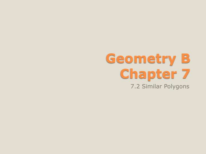 geometry b chapter 7