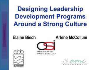 Designing Leadership Development Programs Around a Strong Culture