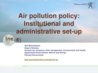 Air pollution policy: Institutional and administrative set-up