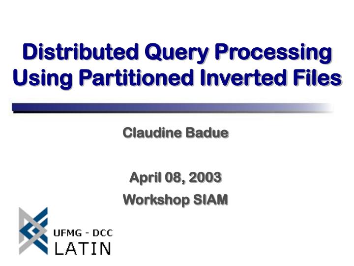 claudine badue april 08 2003 workshop siam