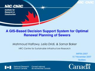 A GIS-Based Decision Support System for Optimal Renewal Planning of Sewers