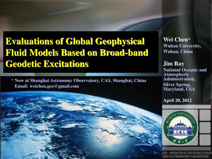 evaluations of global geophysical fluid models based on broad band geodetic excitations