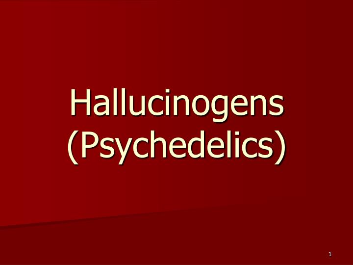 hallucinogens psychedelics
