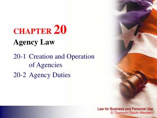CHAPTER 20 Agency Law