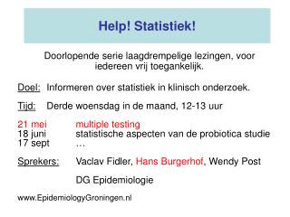 help statistiek