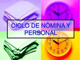 ciclo de n mina y personal