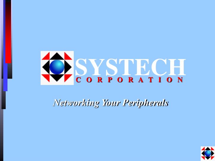networking your peripherals