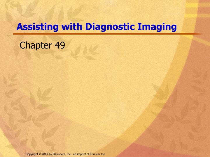 assisting with diagnostic imaging