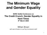 William Brown with warm thanks to Low Pay Commission staff - slide 1