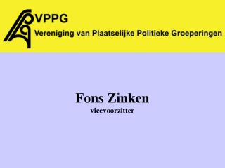 fons zinken vicevoorzitter