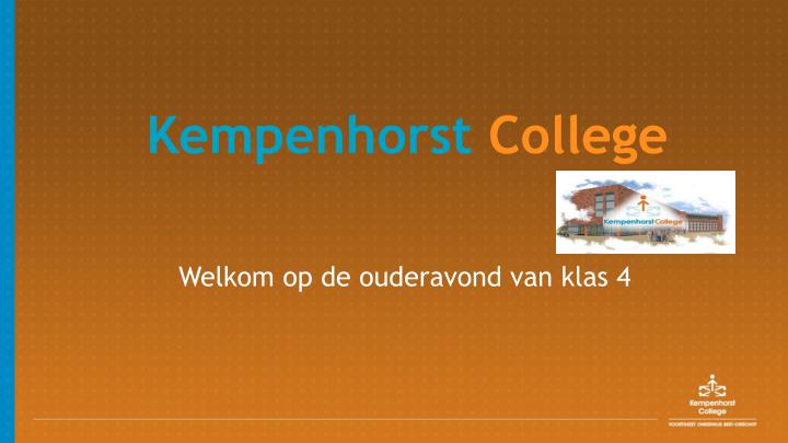 kempenhorst college