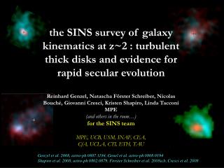 Genzel et al. 2008, astro-ph 0807.1184, Genel et al. astro-ph 0808.0194