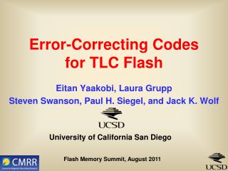 Error-Correcting Codes for TLC Flash