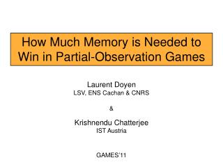 How Much Memory is Needed to Win in Partial-Observation Games