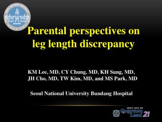 Parental perspectives on leg length discrepancy