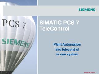 SIMATIC PCS 7 TeleControl