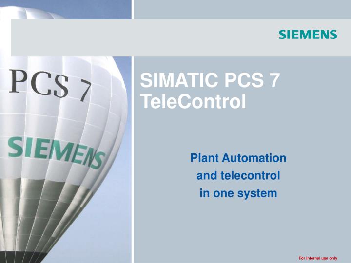 simatic pcs 7 telecontrol