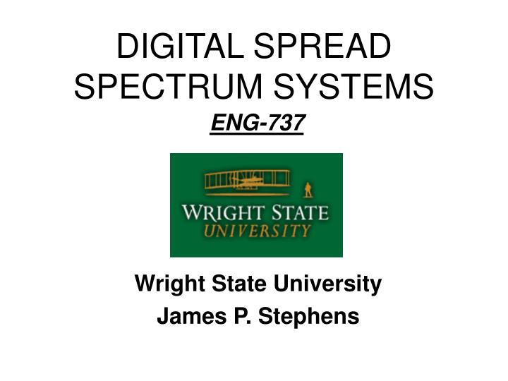 digital spread spectrum systems