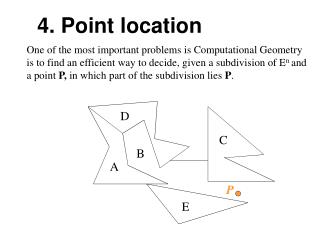 One of the most important problems is Computational Geometry