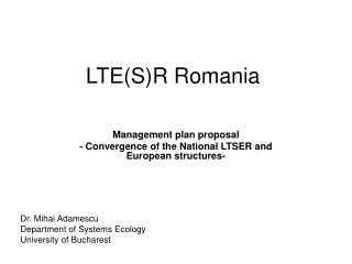 LTE(S)R Romania