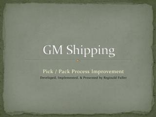 GM Shipping