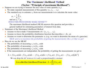 l 	Suppose we are trying to measure the true value of some quantity ( x T ).