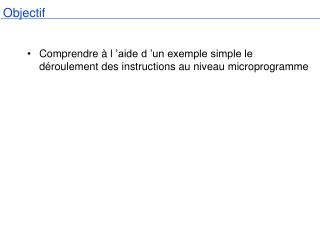 objectif