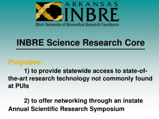 INBRE Science Research Core