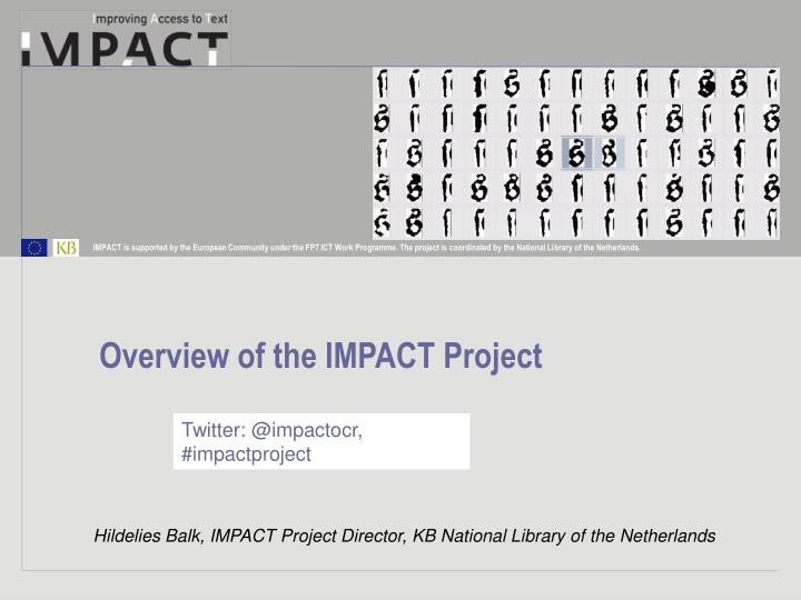 hildelies balk impact project director kb national library of the netherlands