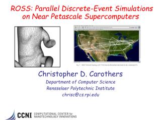 ROSS: Parallel Discrete-Event Simulations on Near Petascale Supercomputers