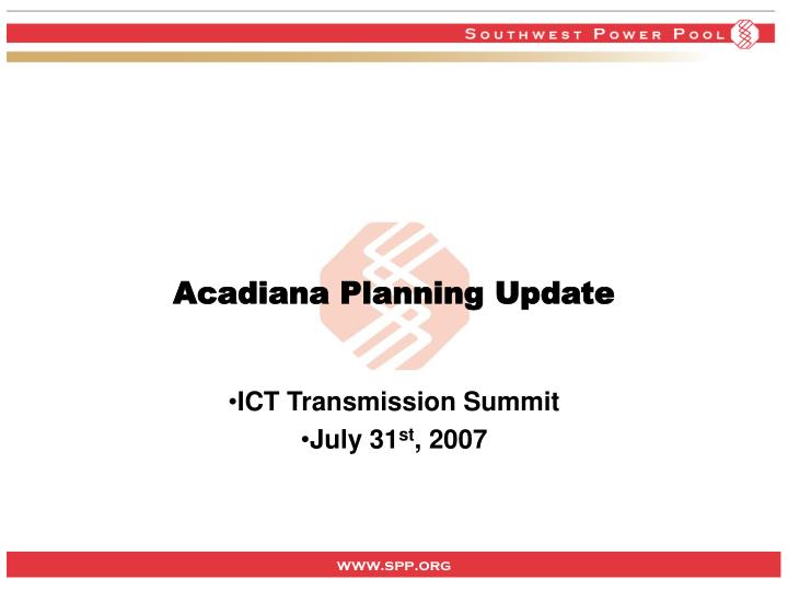 ict transmission summit july 31 st 2007