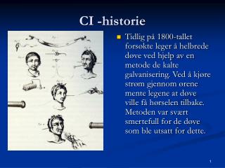 ci historie
