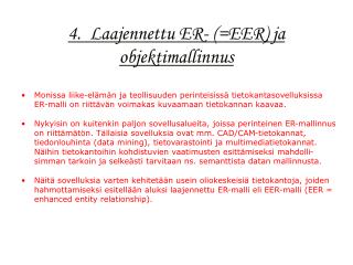4 laajennettu er eer ja objektimallinnus