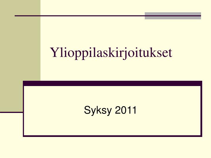 ylioppilaskirjoitukset