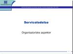 Serviceledelse - slide 1
