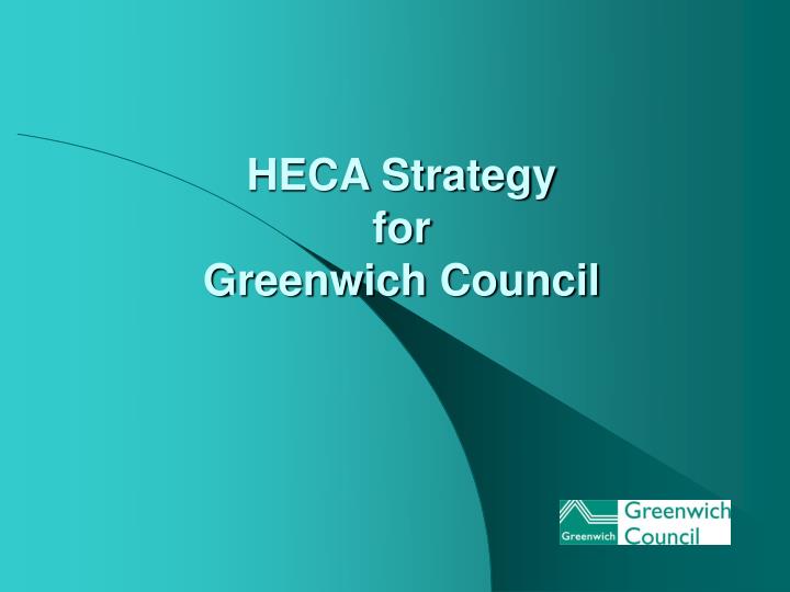 heca strategy for greenwich council