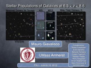 Stellar Populations of Galaxies at 6.3 &lt; z &lt; 8.6