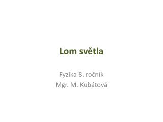 lom sv tla