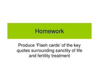 homework