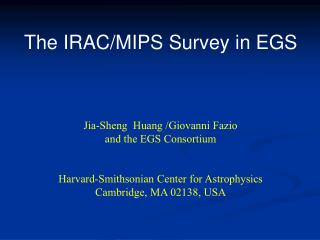 The IRAC/MIPS Survey in EGS
