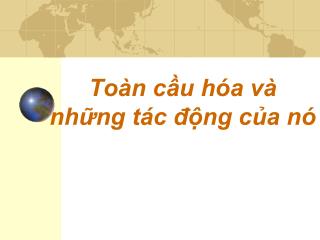 to n c u h a v nh ng t c ng c a n