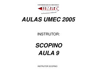 aulas umec 2005