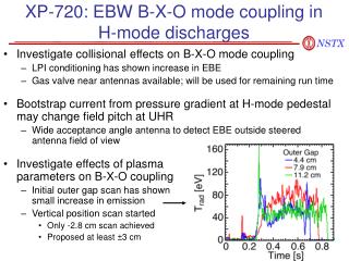 XP-720: EBW B-X-O mode coupling in H-mode discharges