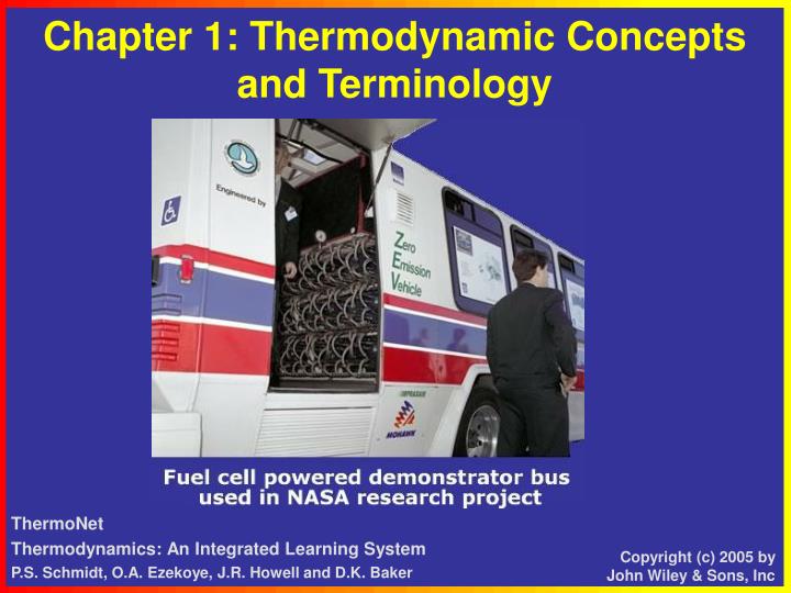 chapter 1 thermodynamic concepts and terminology