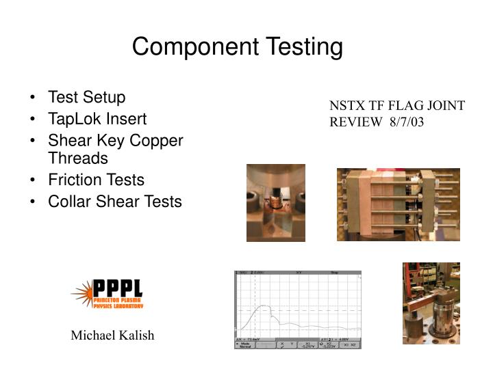 component testing