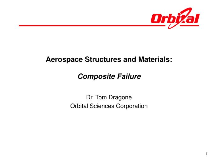 aerospace structures and materials composite failure